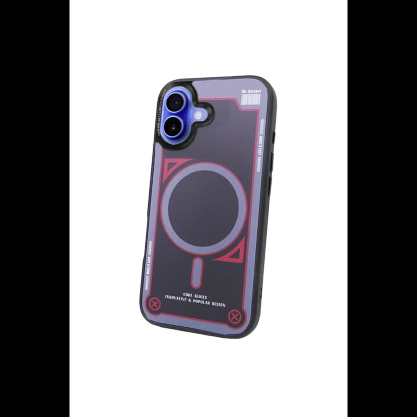 URR Apple iPhone 16 Cool Series Matte Pure PC Magsafe Kapak - Siyah