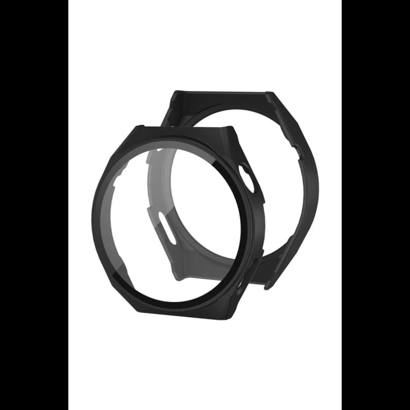 Newface Huawei Watch GT2 42mm Dota Camlı Kasa Ekran Koruyucu - Siyah