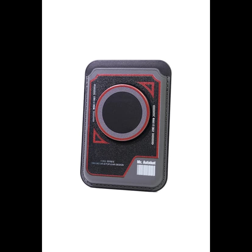 URR Cool Series Magsafe Deri Kartlık - Siyah