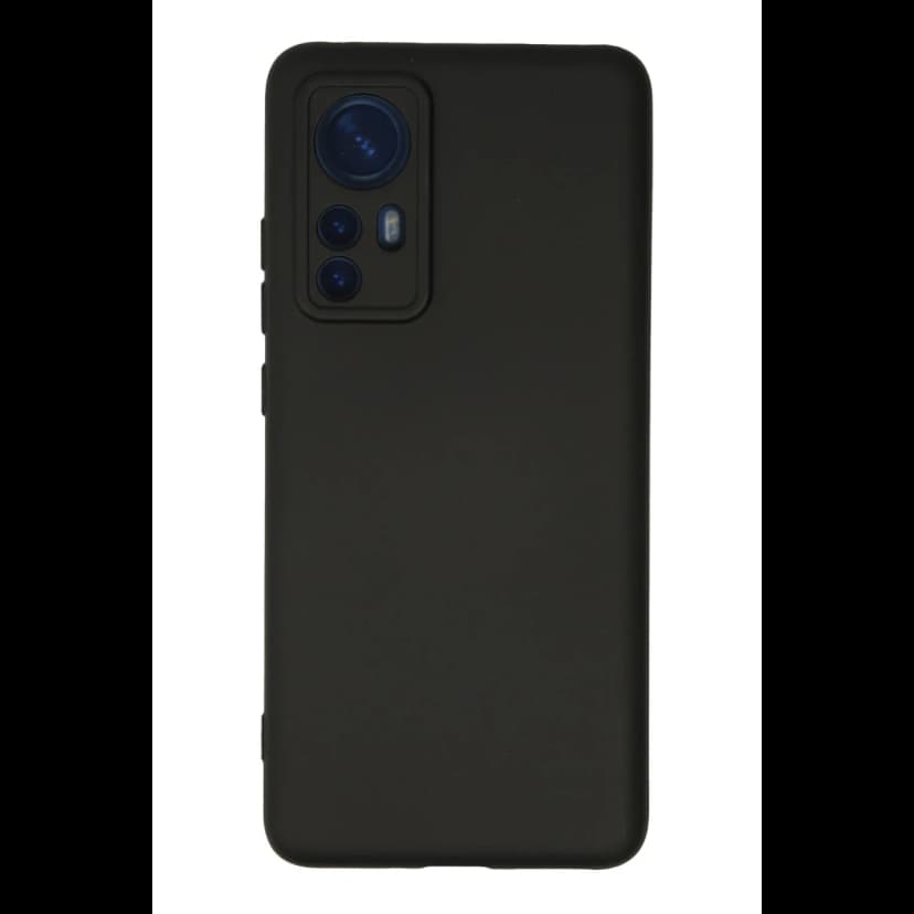 Newface Xiaomi Mi 12 Kılıf Nano içi Kadife Silikon - Siyah