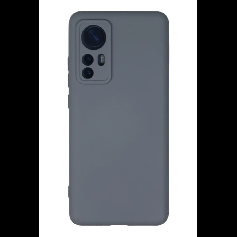 Newface Xiaomi Mi 12 Kılıf Nano içi Kadife Silikon - Gri