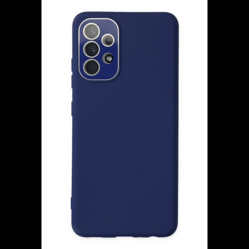 Newface Samsung Galaxy A33 5G Kılıf Lansman Glass Kapak - Sky Blue