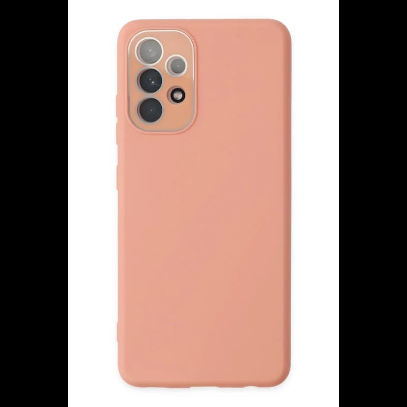 Newface Samsung Galaxy A53 5G Kılıf Lansman Glass Kapak - Pembe