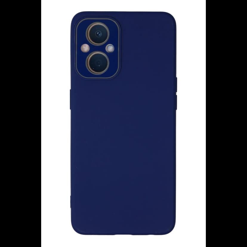 Newface Oppo Reno 7 Lite Kılıf Lansman Glass Kapak - Sky Blue