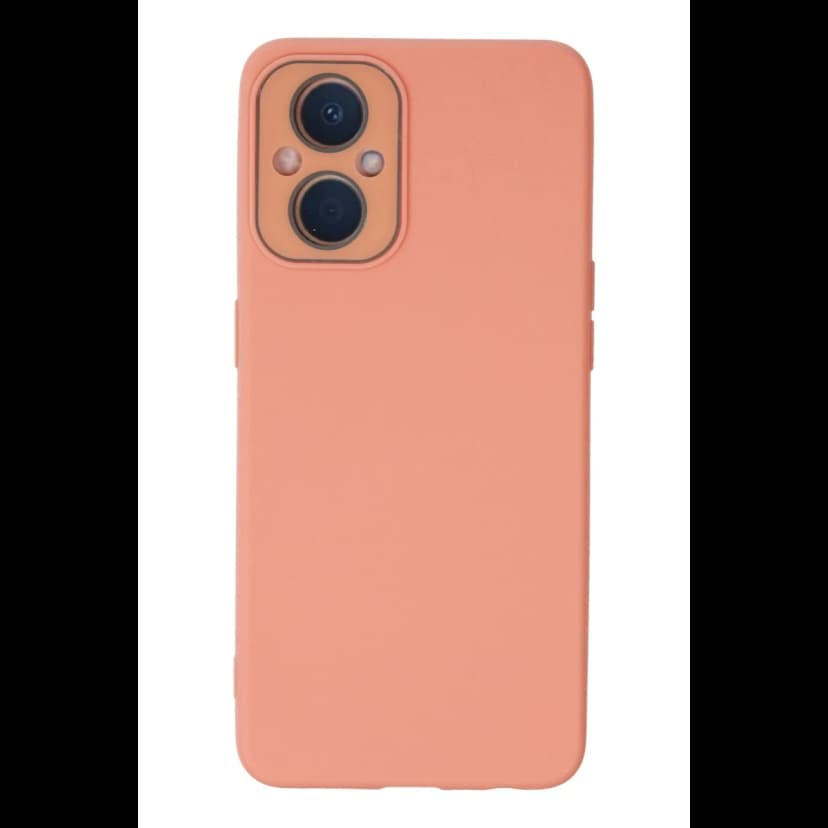 Newface Oppo Reno 7 Lİte Kılıf Lansman Glass Kapak - Pembe