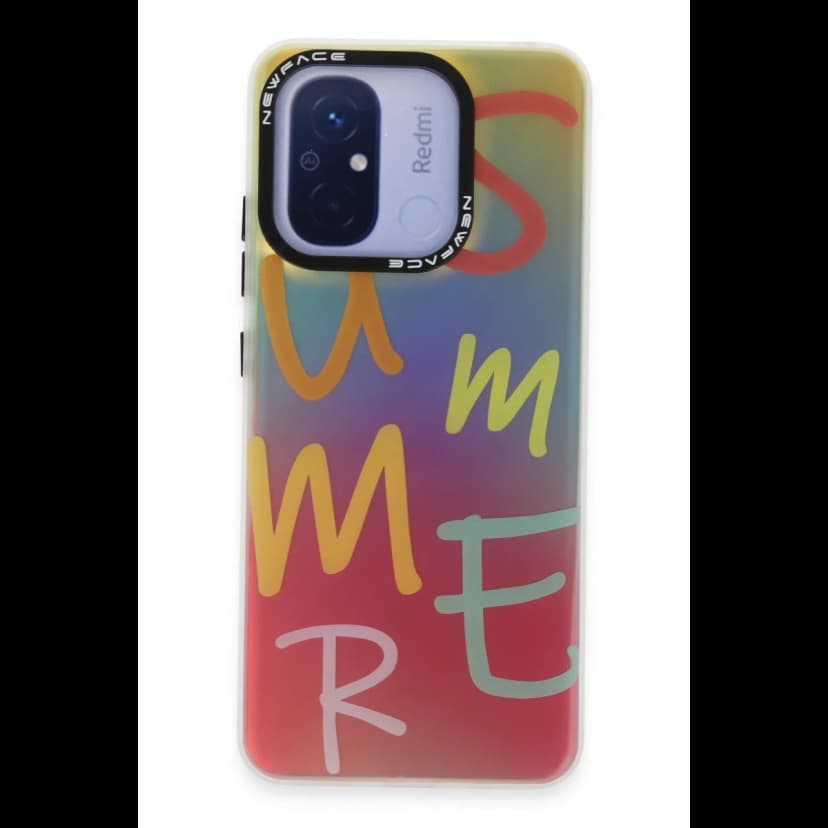 Newface Xiaomi Redmi 12C Kılıf Estoril Desenli Kapak - Estoril - 3