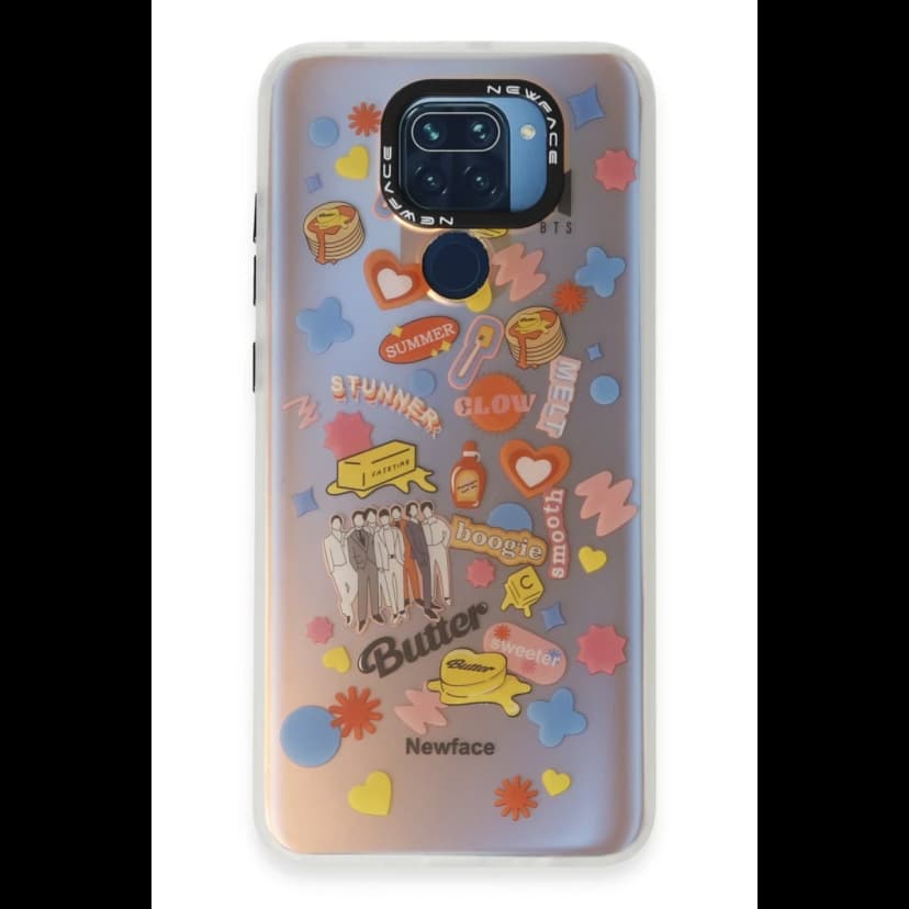 Newface Xiaomi Redmi Note 9 Kılıf Estoril Desenli Kapak - Estoril - 16