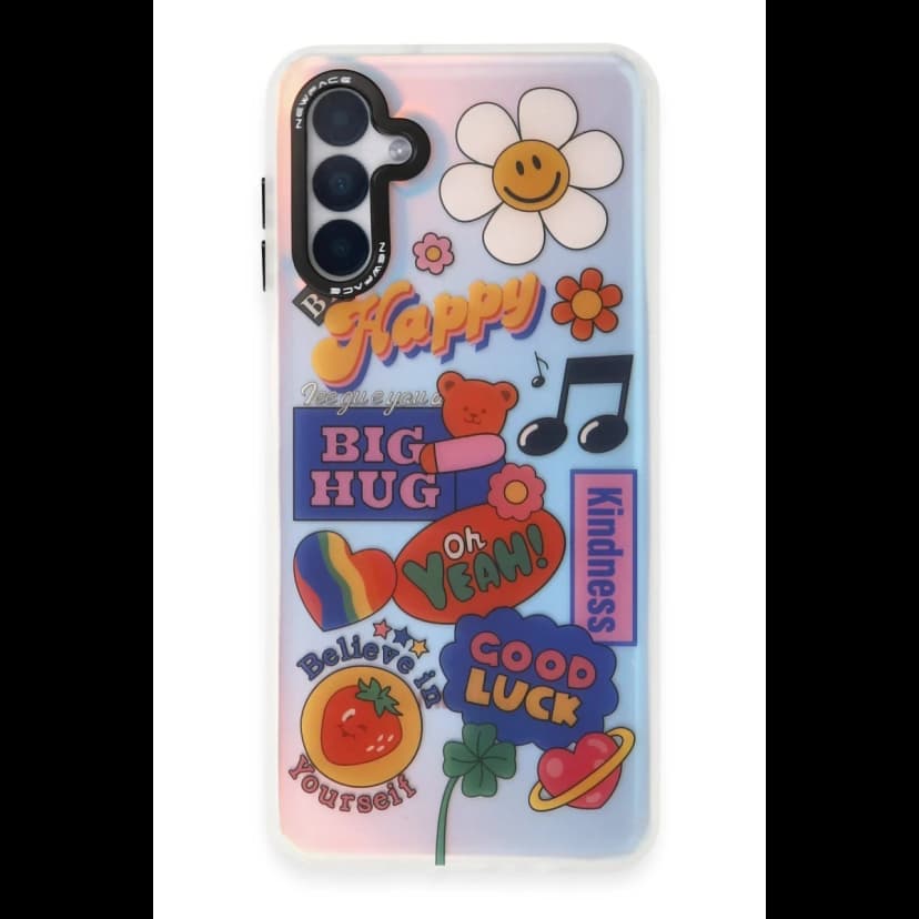 Newface Samsung Galaxy A04S Kılıf Estoril Desenli Kapak - Estoril - 15
