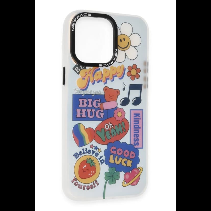 Newface Apple iPhone 14 Pro Max Kılıf Estoril Desenli Kapak - Estoril - 15