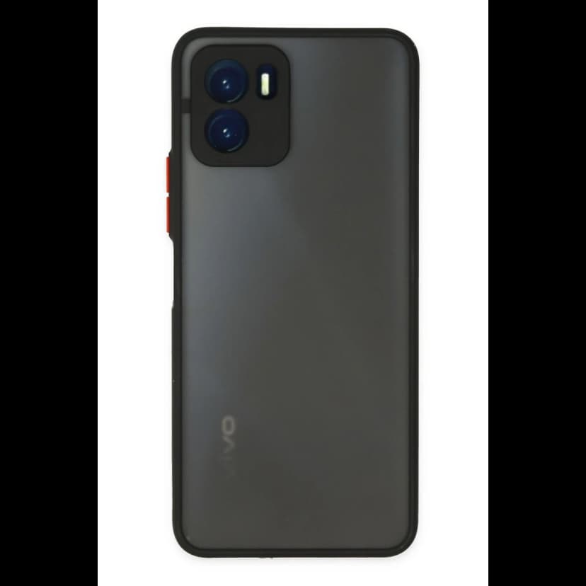 Newface Vivo Y15S Kılıf Montreal Silikon Kapak - Siyah