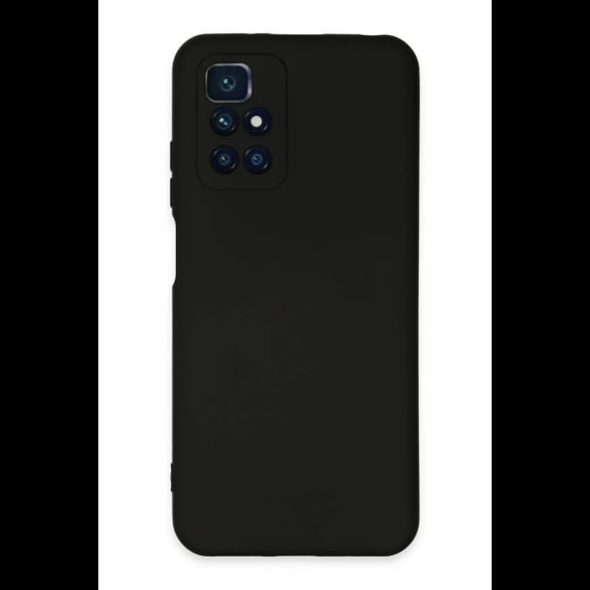 Newface Xiaomi Redmi 10 2022 Kılıf Nano içi Kadife Silikon - Siyah