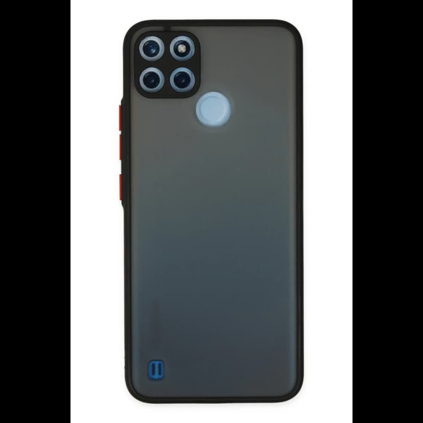 Newface Realme C21Y Kılıf Montreal Silikon Kapak - Siyah