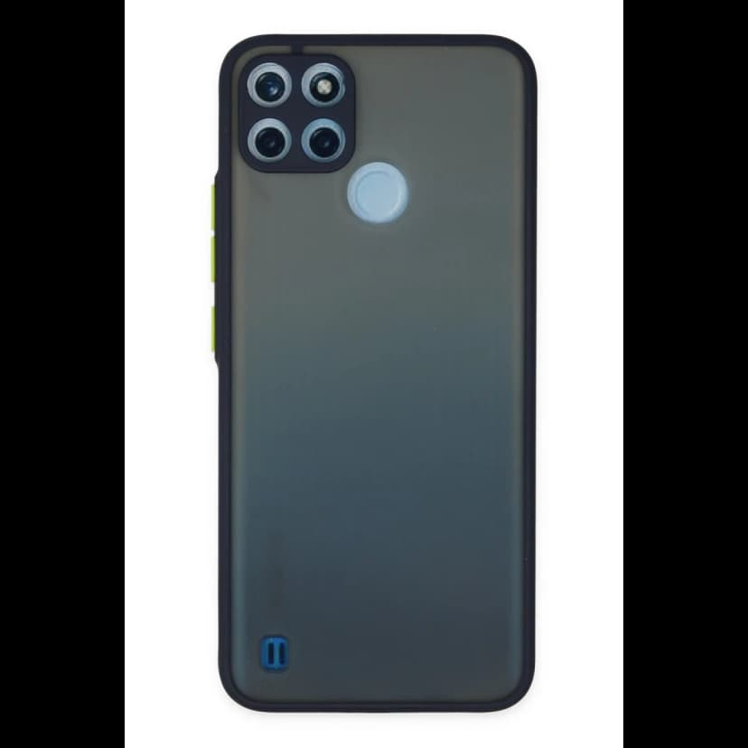 Newface Realme C21Y Kılıf Montreal Silikon Kapak - Lacivert