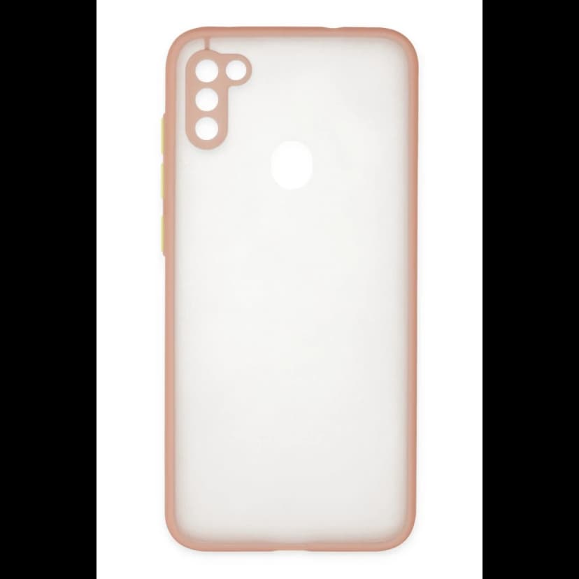 Newface Samsung Galaxy A11 Kılıf Montreal Silikon Kapak - Pembe