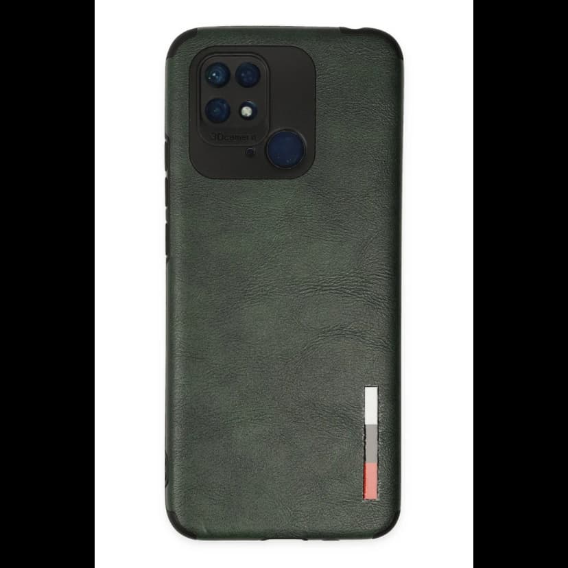 Newface Xiaomi Redmi 10C Kılıf Loop Deri Silikon - Yeşil