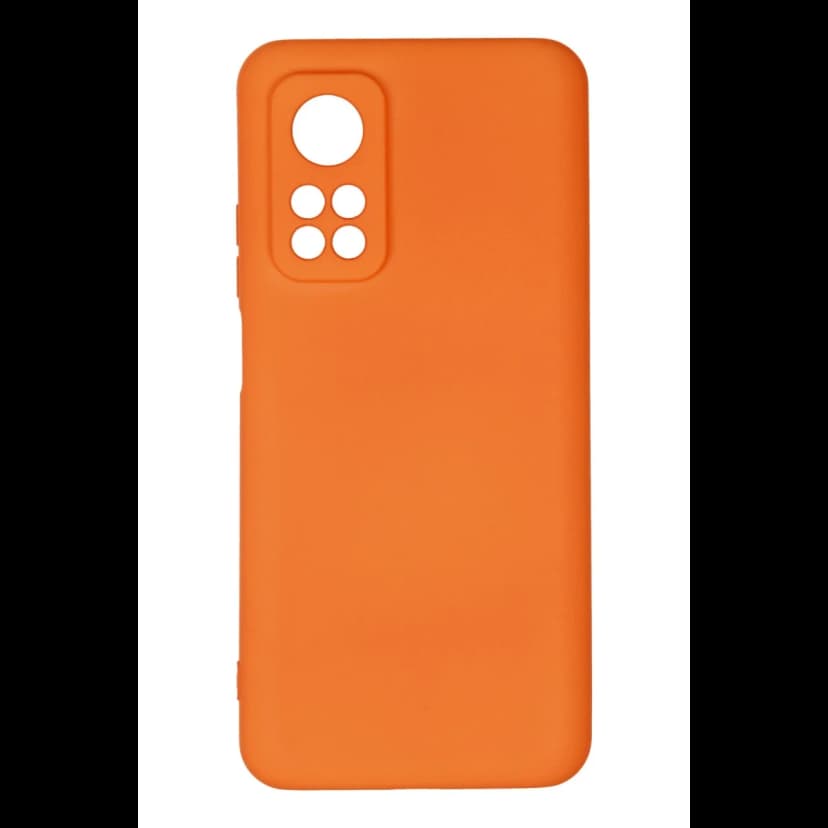 Newface Xiaomi Mi 10T Kılıf Nano içi Kadife Silikon - Turuncu