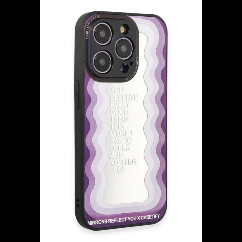 Newface Apple iPhone 12 Pro Kılıf Mirror Desenli Kapak - Mirror - 5