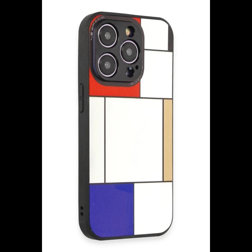 Newface Apple iPhone 12 Pro Max Kılıf Mirror Desenli Kapak - Mirror - 9