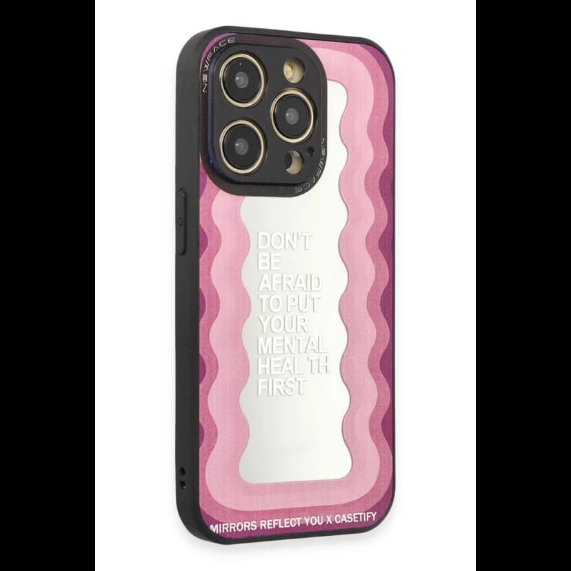Newface Apple iPhone 12 Pro Max Kılıf Mirror Desenli Kapak - Mirror - 11