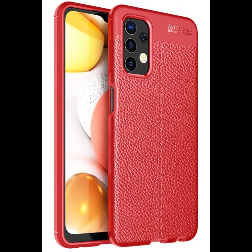 Newface Samsung Galaxy A13 4G Kılıf Auto Focus Kapak - Kırmızı