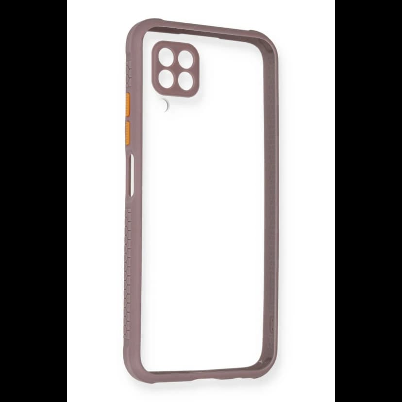 Newface Huawei P40 Lite Kılıf Miami Şeffaf Silikon - Açık Mor