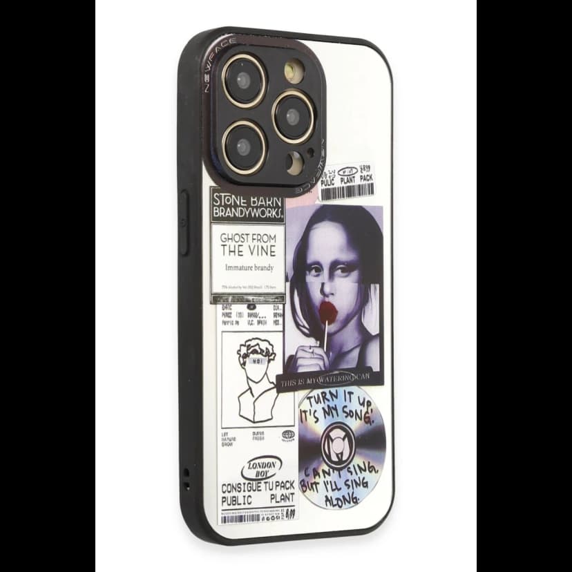 Newface Apple iPhone 14 Pro Kılıf Mirror Desenli Kapak - Mirror - 2