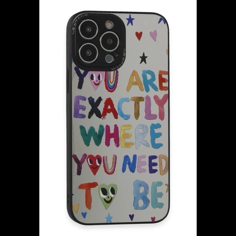 Newface Apple iPhone 14 Pro Kılıf Mirror Desenli Kapak - Mirror - 10