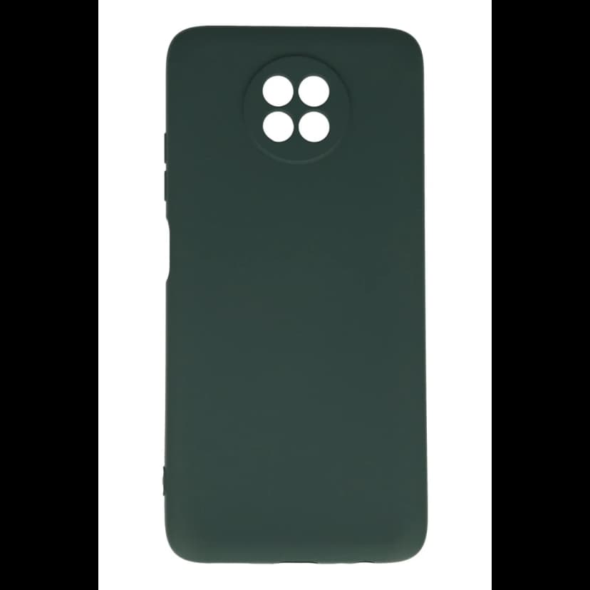 Newface Xiaomi Redmi Note 9 5G Kılıf Nano içi Kadife Silikon - Koyu Yeşil