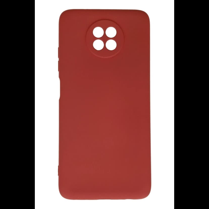 Newface Xiaomi Redmi Note 9 5G Kılıf Nano içi Kadife Silikon - Kiremit