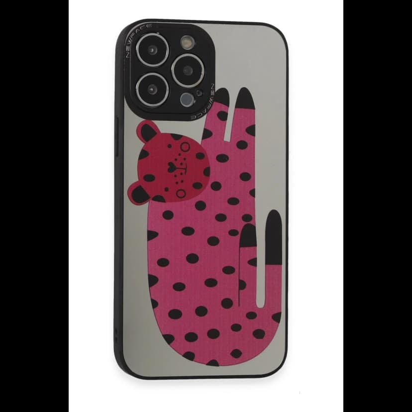 Newface Apple iPhone 14 Pro Max Kılıf Mirror Desenli Kapak - Mirror - 12