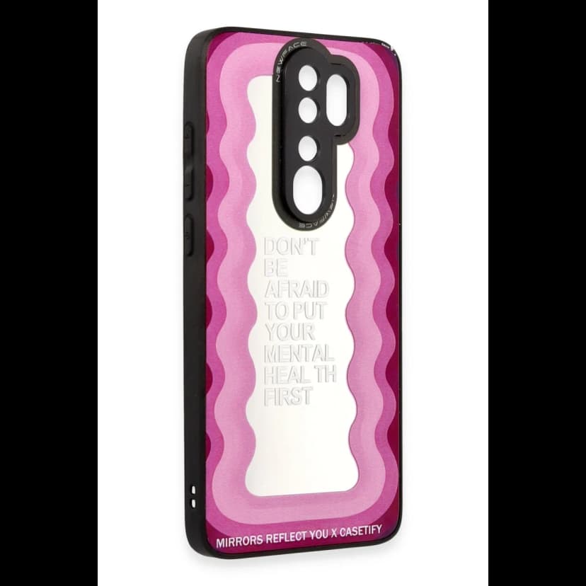 Newface Xiaomi Redmi Note 8 Pro Kılıf Mirror Desenli Kapak - Mirror - 11