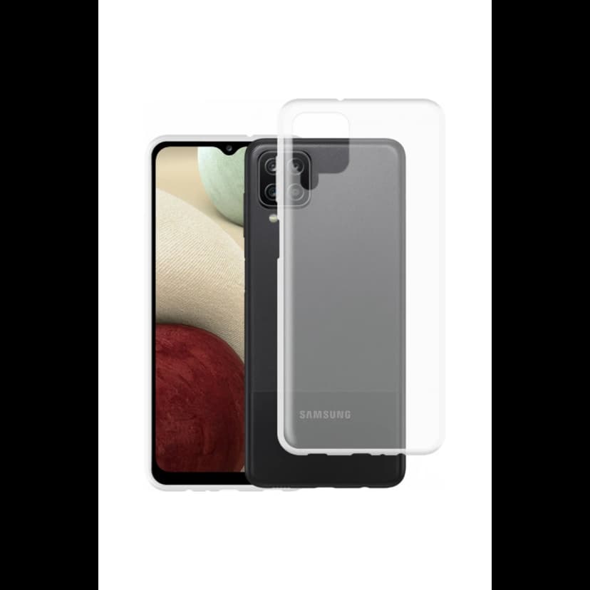 Newface Samsung Galaxy A12 Kılıf Lüx Şeffaf Silikon