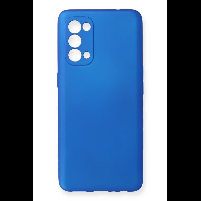 Newface Oppo Reno 5 Kılıf First Silikon - Mavi