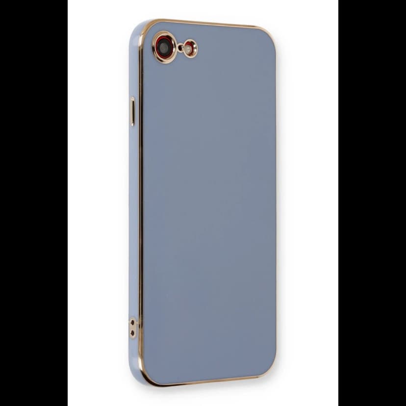 Newface Apple iPhone 7 Kılıf Volet Silikon - Mavi