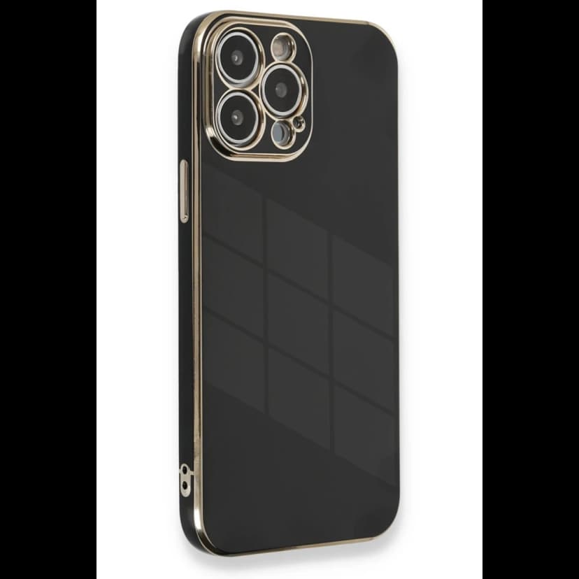 Newface Apple iPhone 13 Pro Kılıf Volet Silikon - Siyah