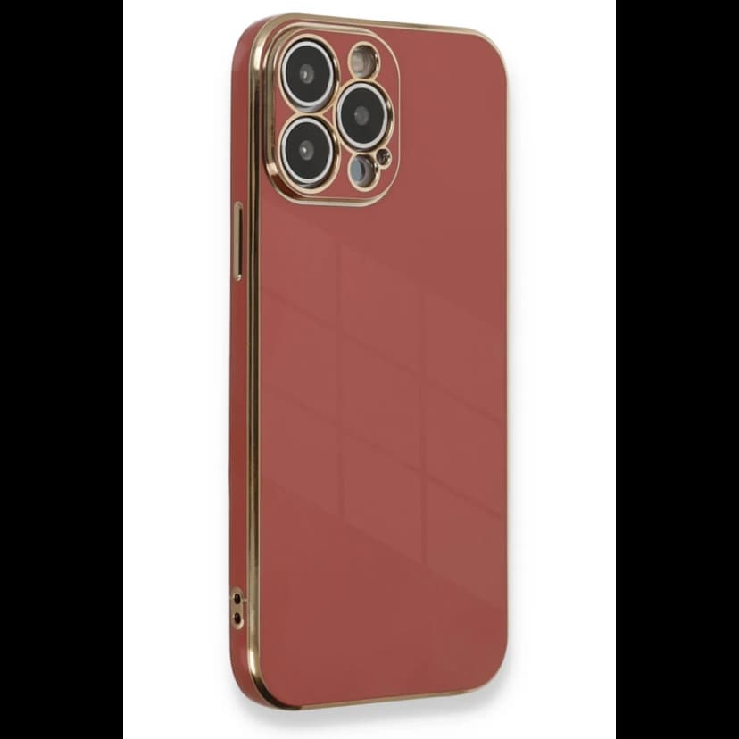 Newface Apple iPhone 13 Pro Kılıf Volet Silikon - Kırmızı