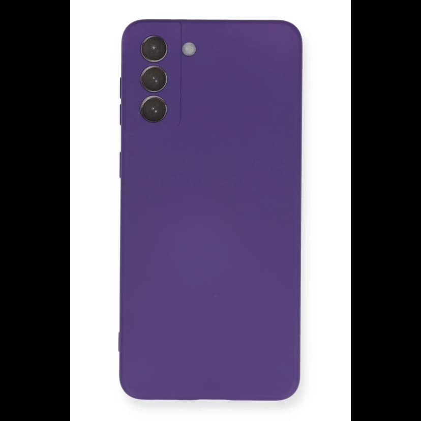 Newface Samsung Galaxy S21 Plus Kılıf Nano içi Kadife Silikon - Mor