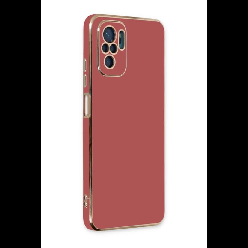 Newface Xiaomi Redmi Note 10 Kılıf Volet Silikon - Kırmızı