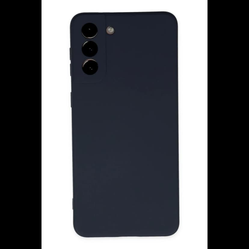 Newface Samsung Galaxy S21 Plus Kılıf Nano içi Kadife Silikon - Lacivert