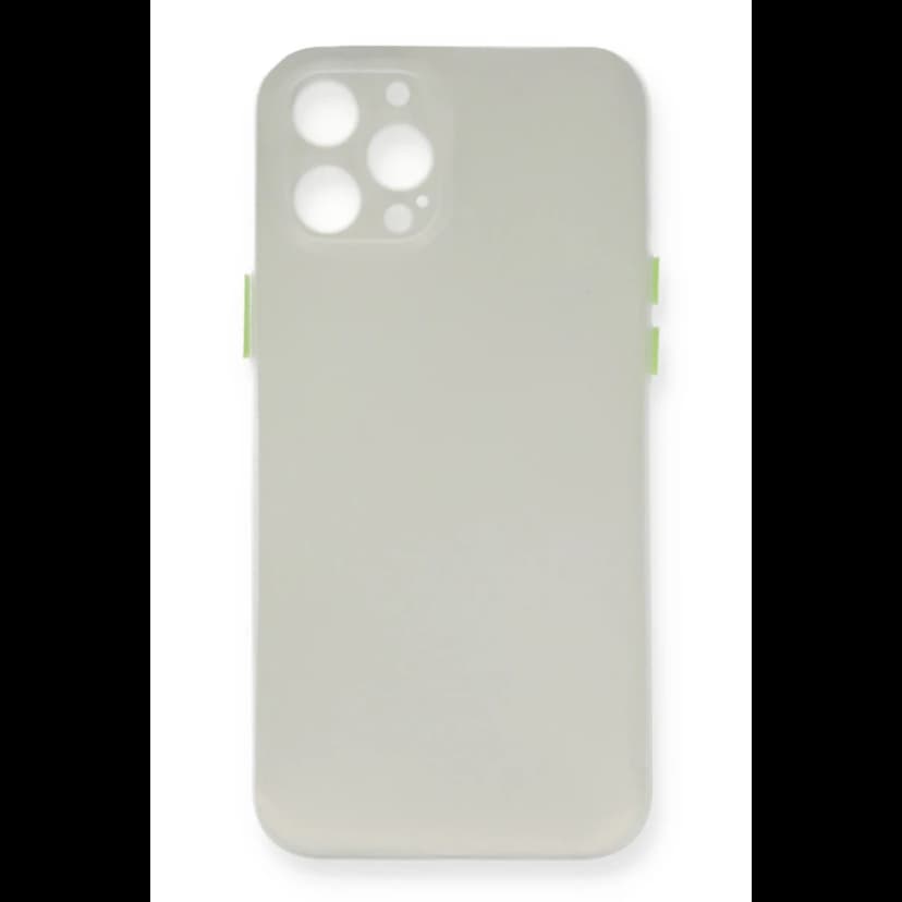 Newface Apple iPhone 12 Pro Kılıf PP Ultra İnce Kapak - Beyaz