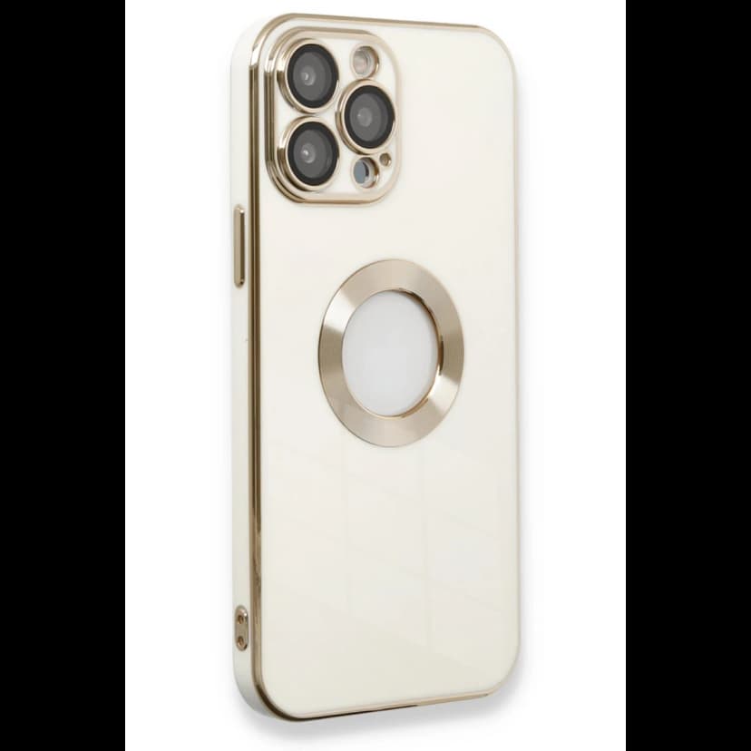 Newface Apple iPhone 13 Pro Max Kılıf Store Silikon - Beyaz