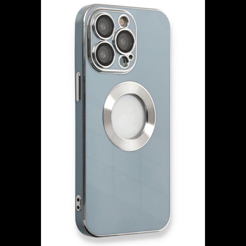 Newface Apple iPhone 13 Pro Max Kılıf Store Silikon - Sierra Blue