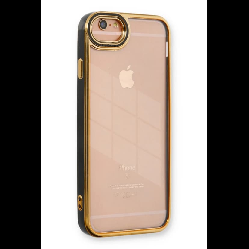 Newface Apple iPhone 6 Kılıf Liva Lens Silikon - Siyah