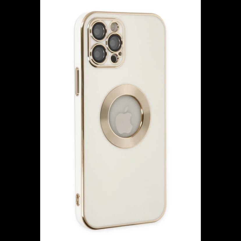 Newface Apple iPhone 12 Pro Kılıf Store Silikon - Beyaz