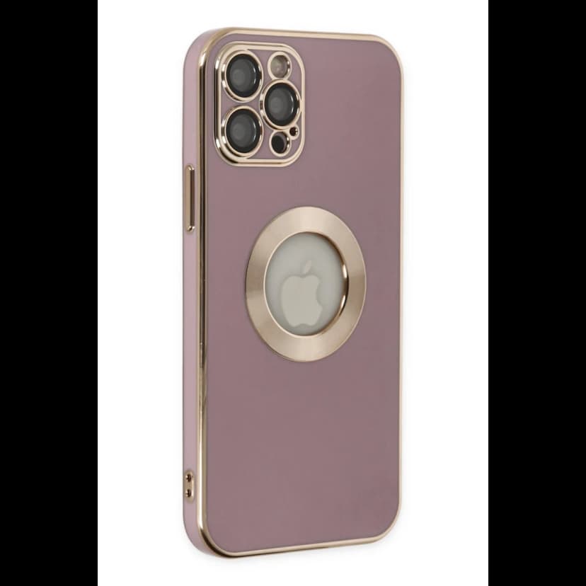 Newface Apple iPhone 12 Pro Kılıf Store Silikon - Mor