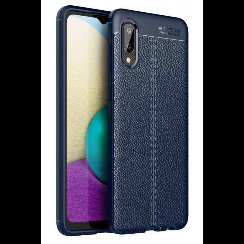 Newface Samsung Galaxy A02 Kılıf Auto Focus Kapak - Lacivert