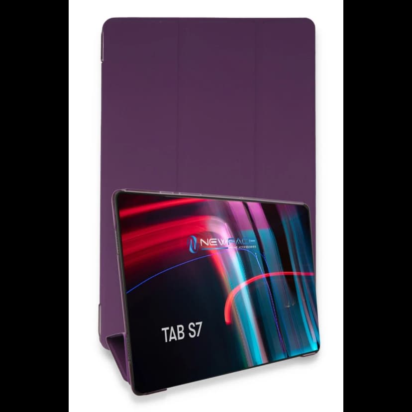 Newface Samsung Galaxy T870 Tab S7 11 Kılıf Tablet Smart Kılıf - Mor