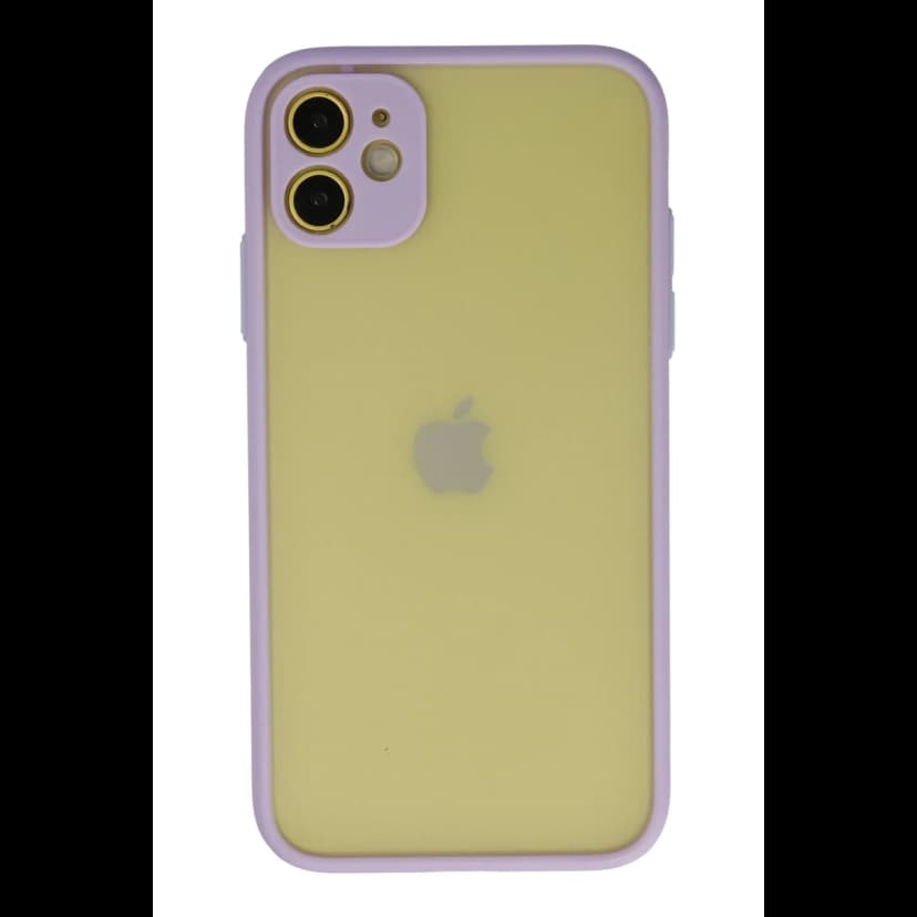 Newface Apple iPhone 11 Kılıf Montreal Silikon Kapak - Mor
