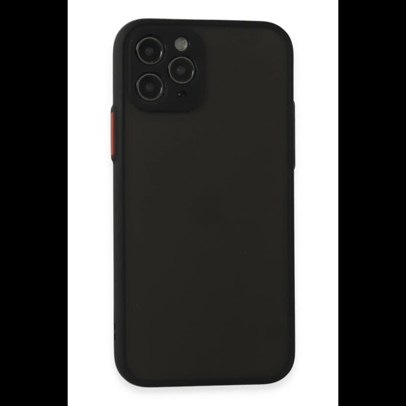 Newface Apple iPhone 11 Pro Kılıf Montreal Silikon Kapak - Siyah