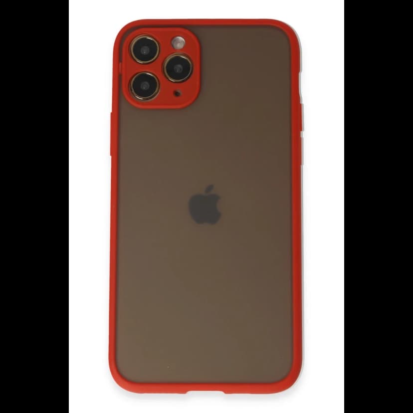 Newface Apple iPhone 11 Pro Kılıf Montreal Silikon Kapak - Kırmızı